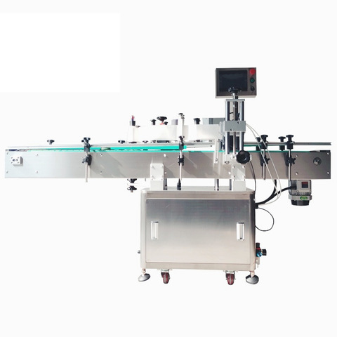 Applicatore di etichette per bottiglie rotonde quadrate con adesivo automatico