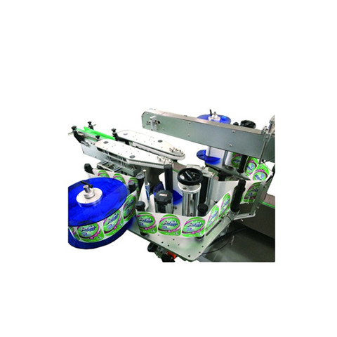 top and bottom labeler top and bottom jar label machine, top and...